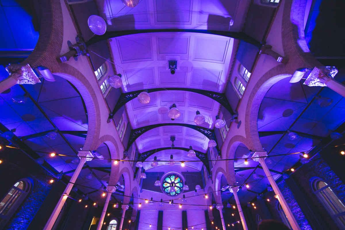 inside wedding venue