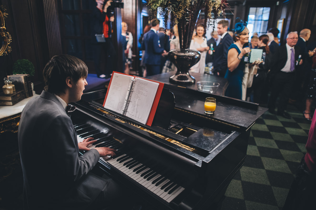 guest playing the piano