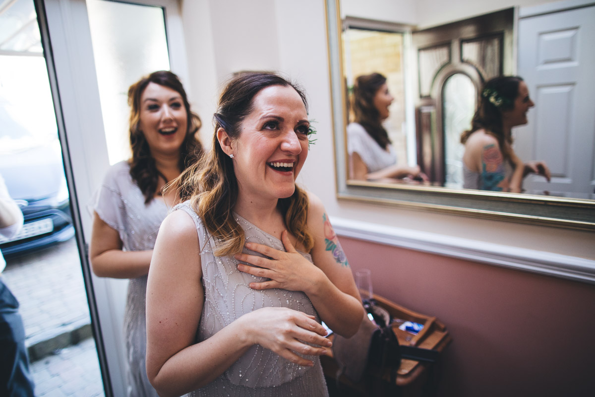 emotional bridesmaid