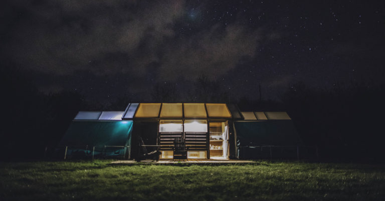 camp shack at snap photography festival