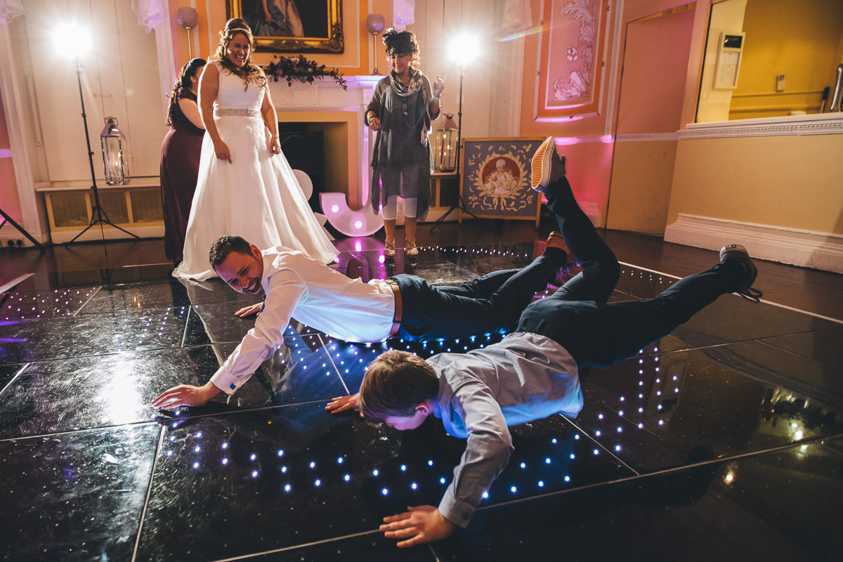 page boy break dancing