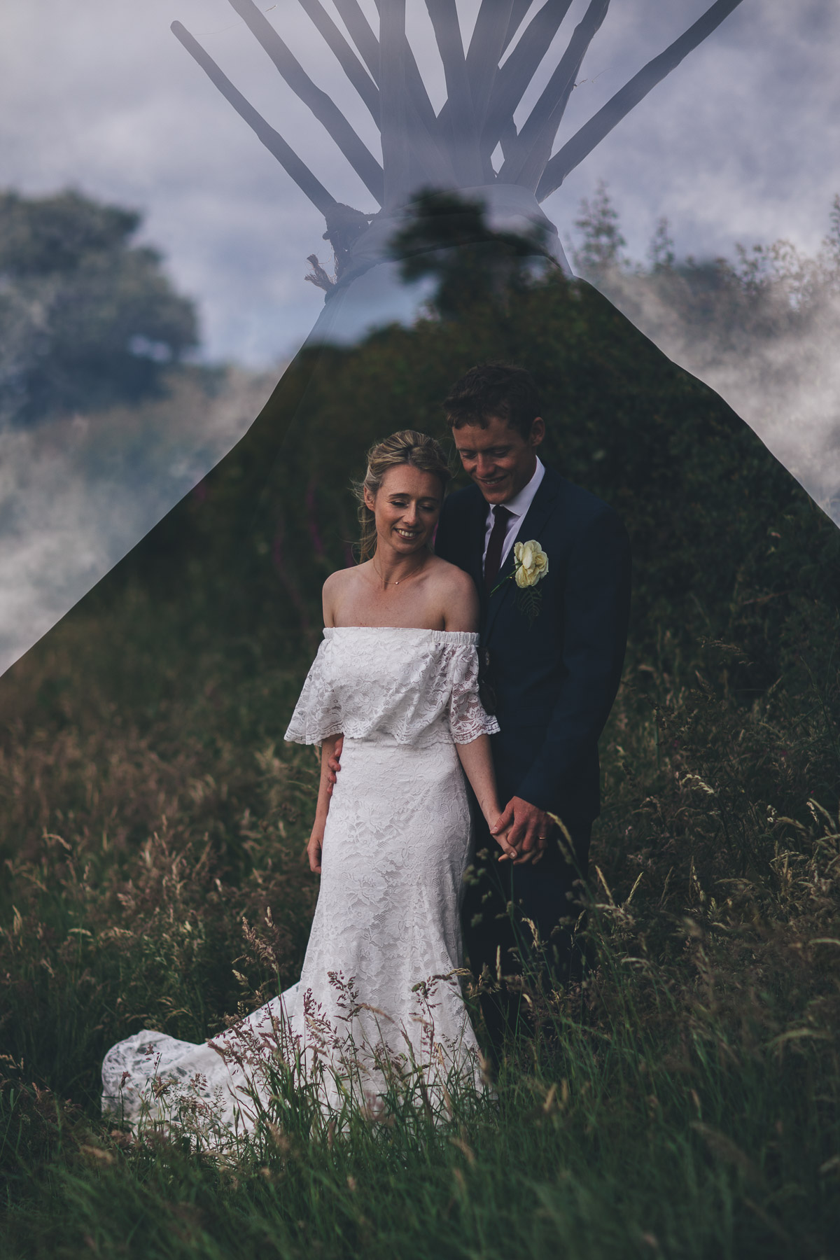 tipi wedding photography