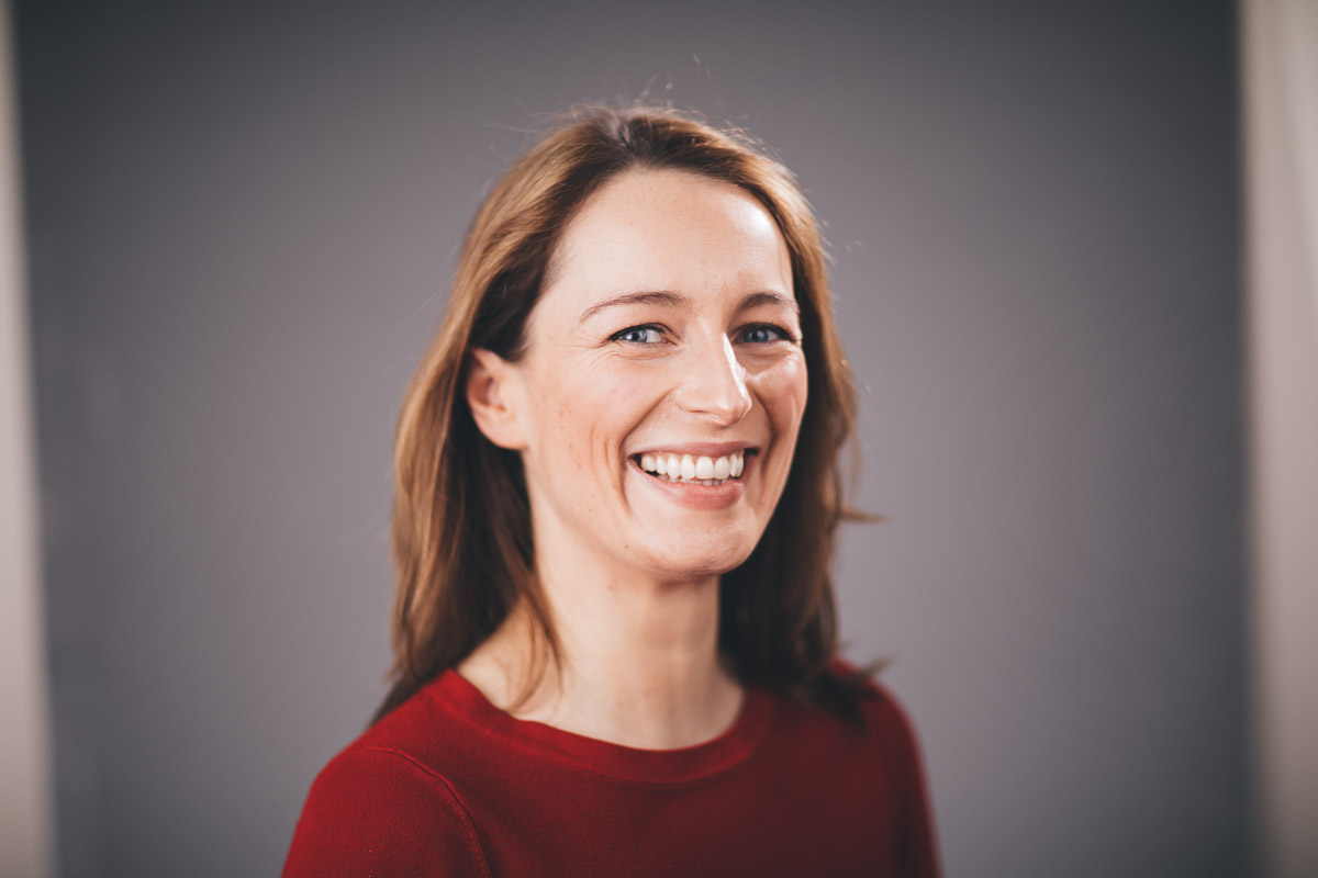 full colour portrait under studio lights