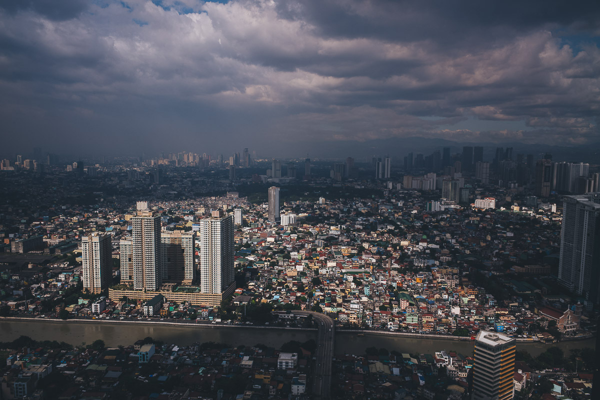 cityscape of manila philippines