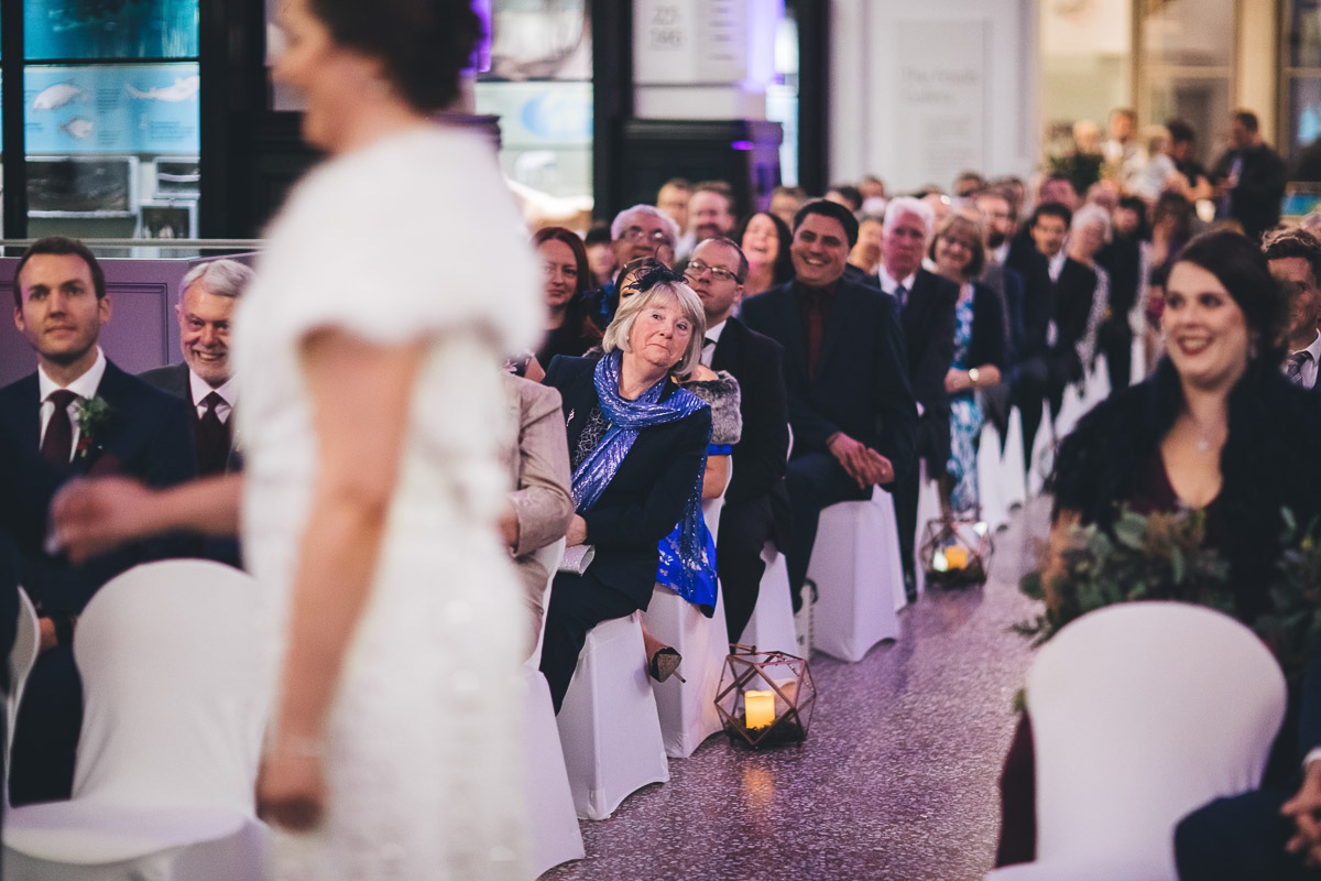 wedding party full of smiles
