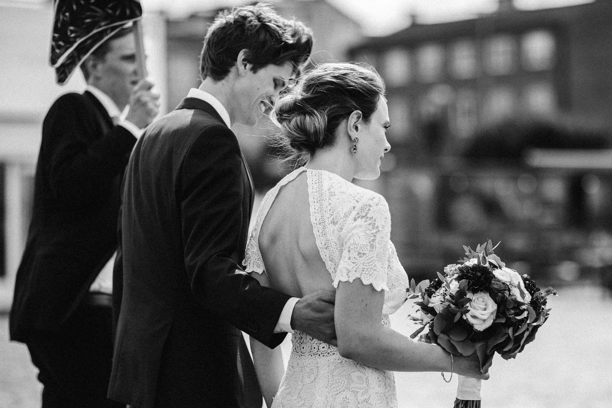 couple walking together