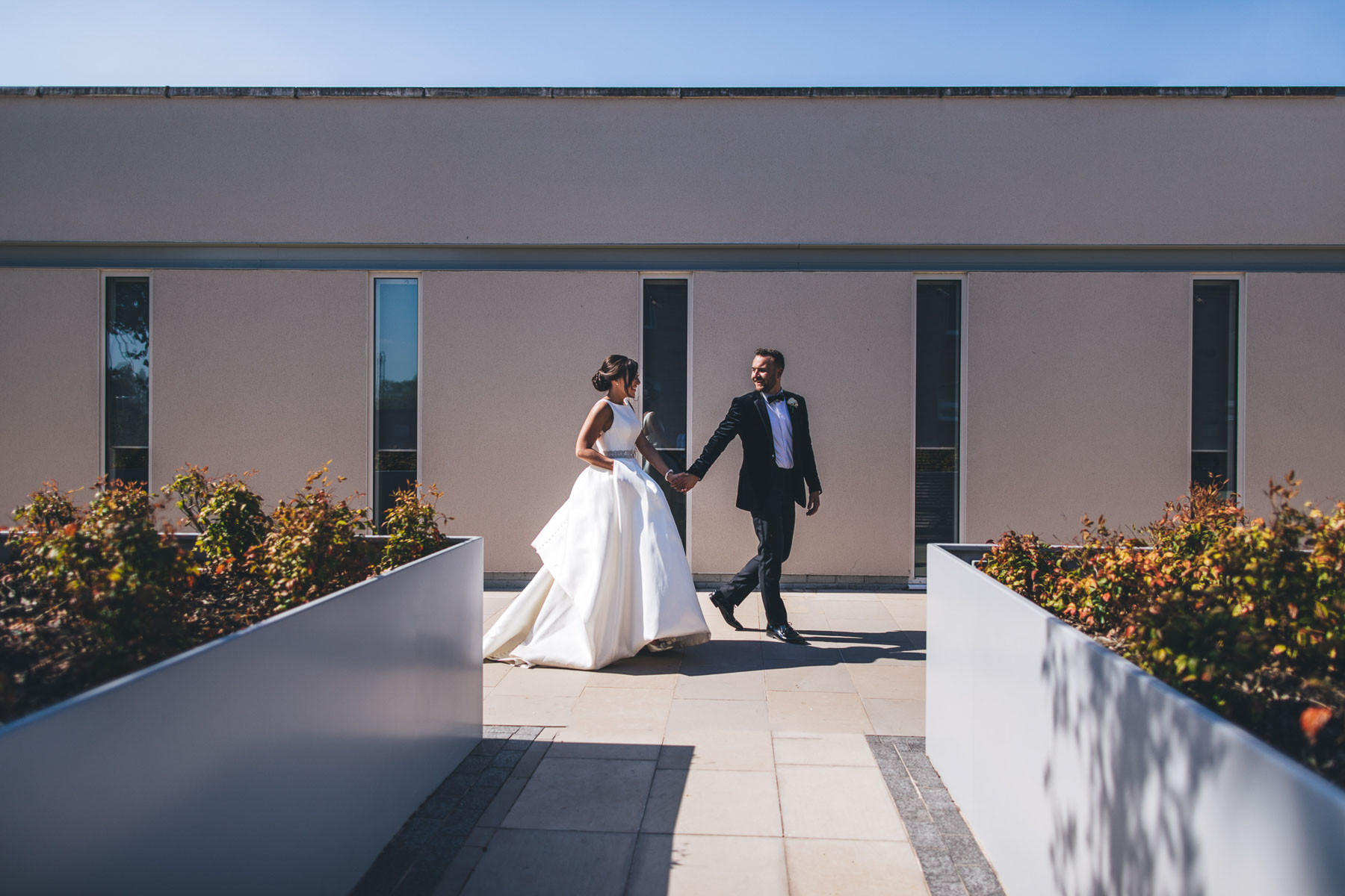 chester hilton wedding portrait