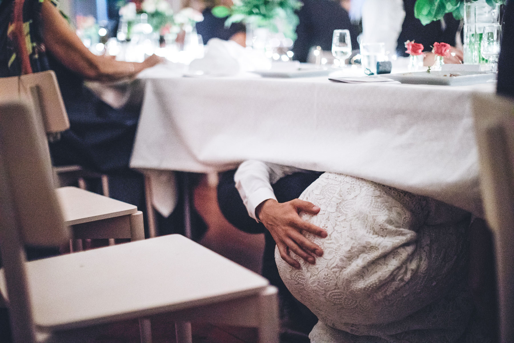 another swedish wedding tradition of being under the table