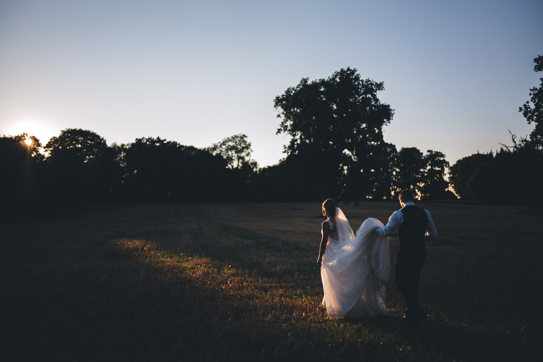 more lovely evening light for a wedding couple