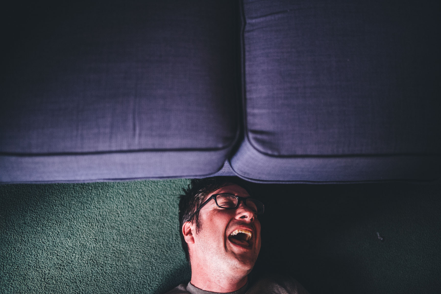 tim dunk laughing his head off