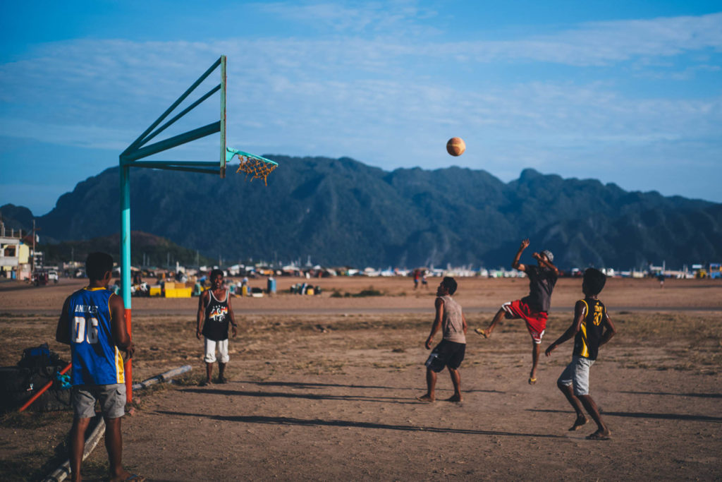 basketball in coron Philippines
