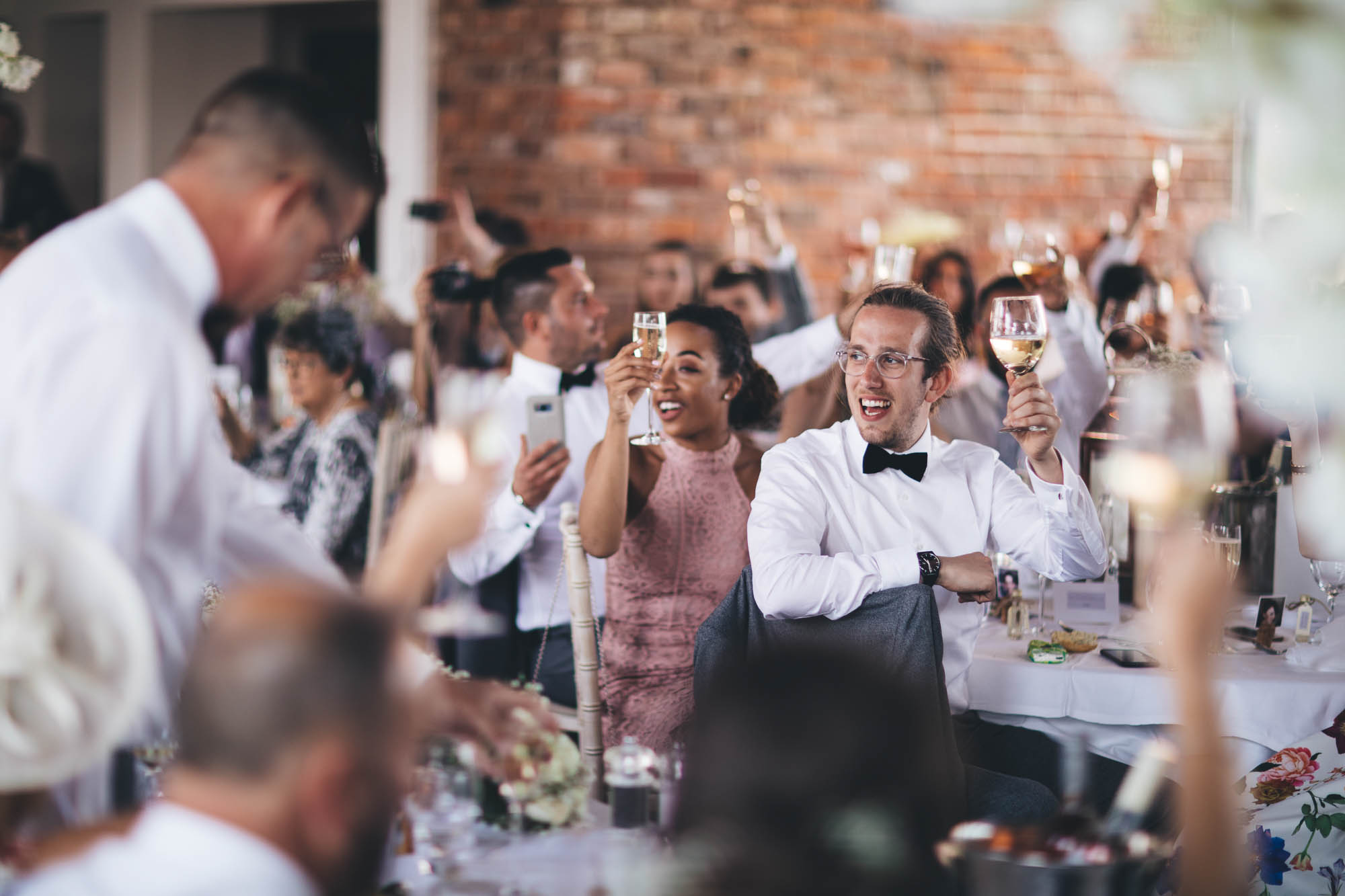 Wedding Reception toast to the newlywed couple