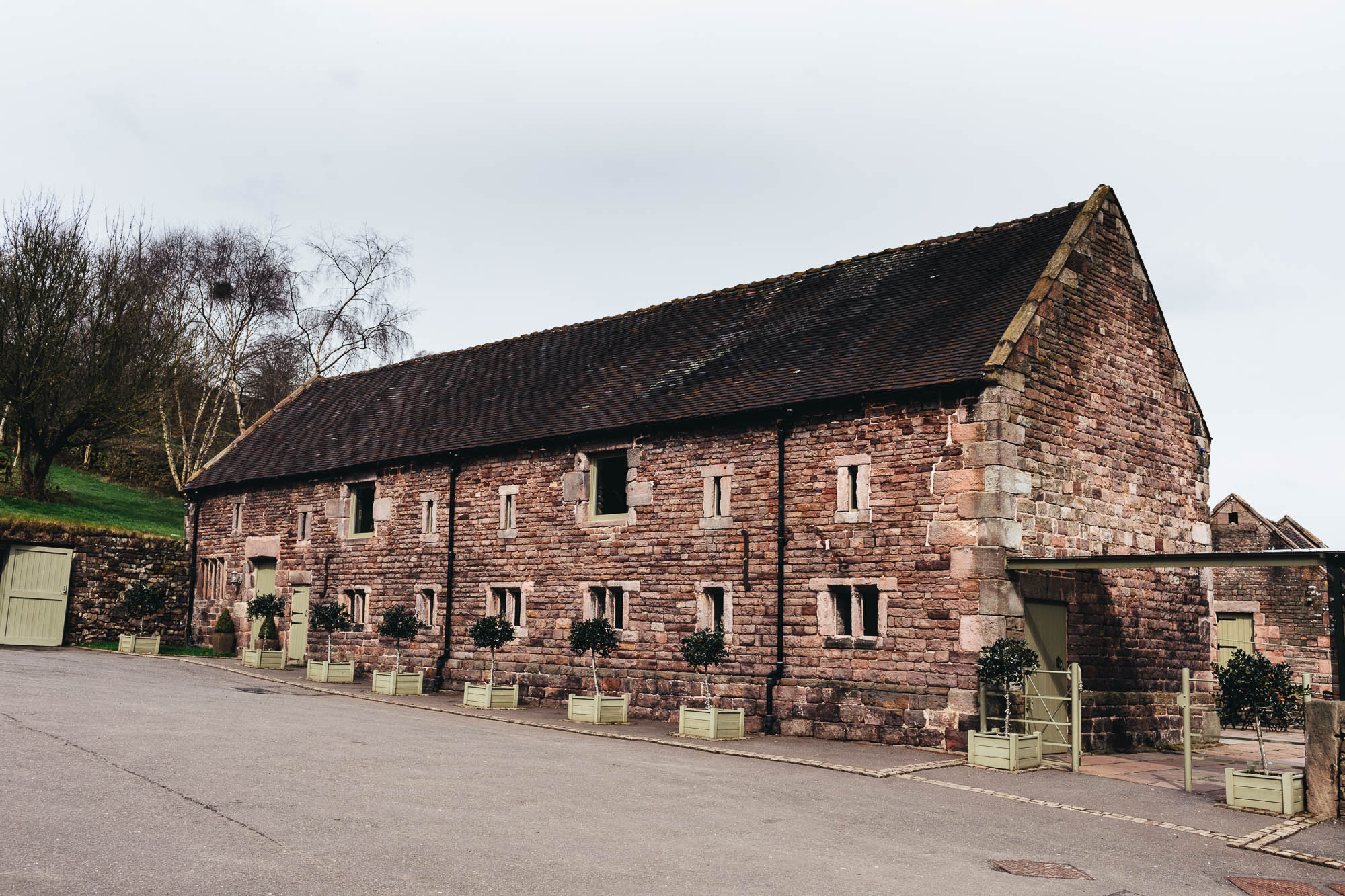External shot of The Ashes Barn in Staffordshire