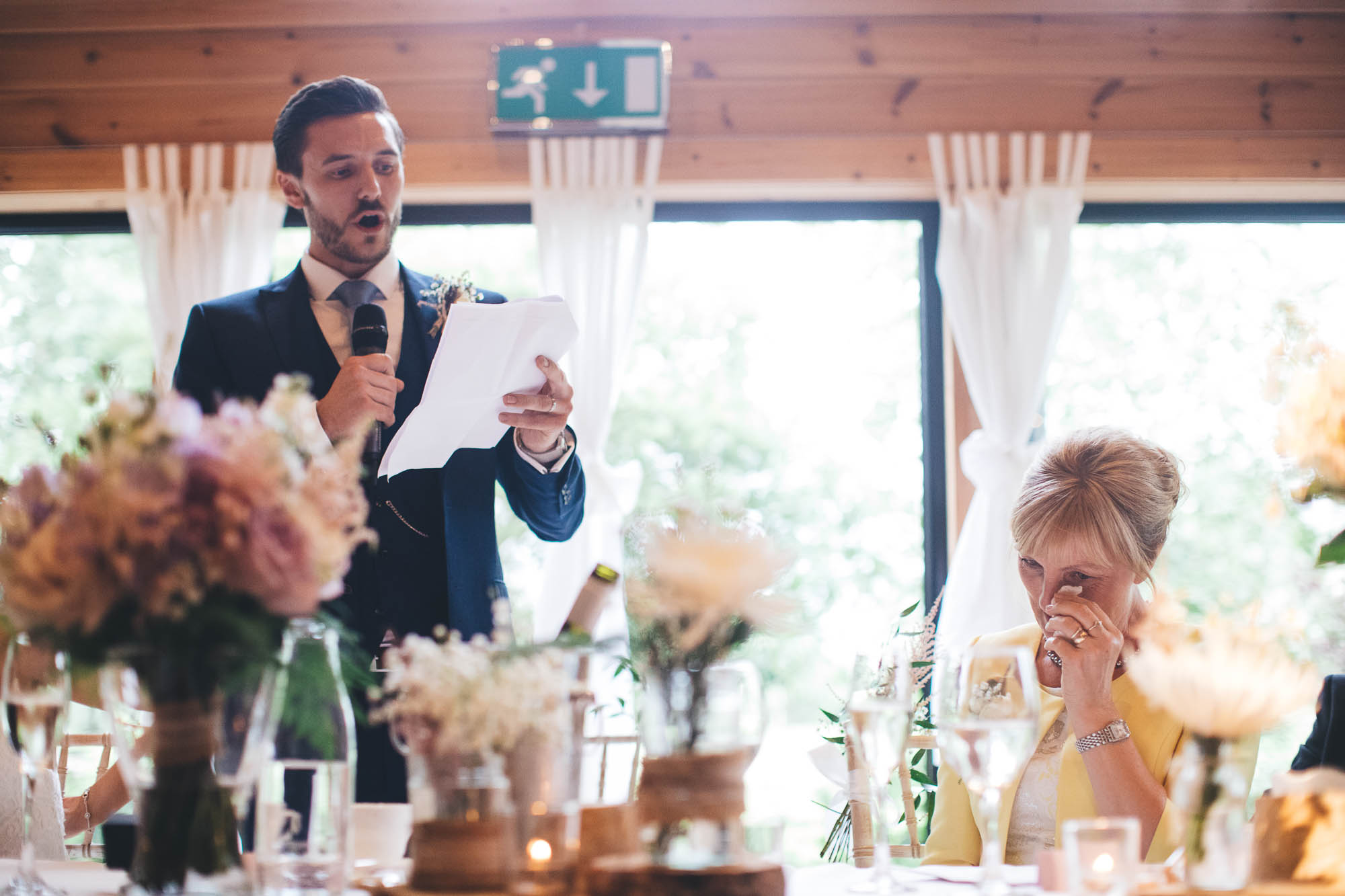EMOTIONAL SPEECHES WITH GROOM AND MOTHER