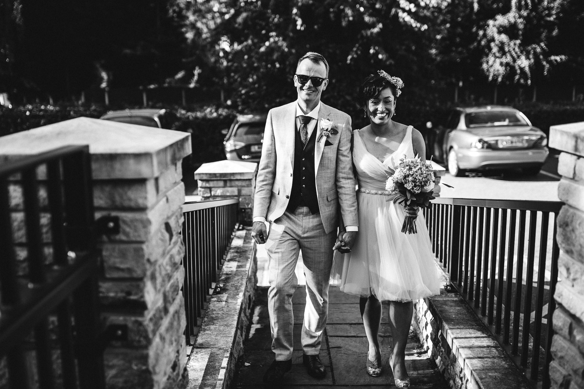 couple show up at the hotel