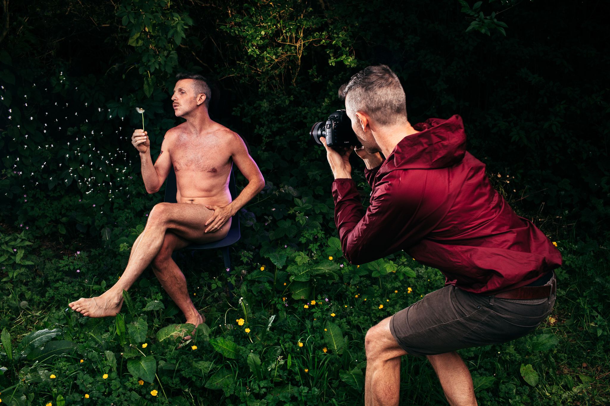 picture of mike taking a picture of mike