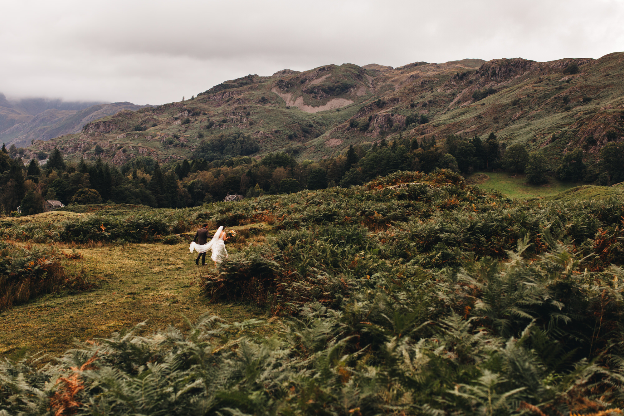 lake district landscape wedding photography